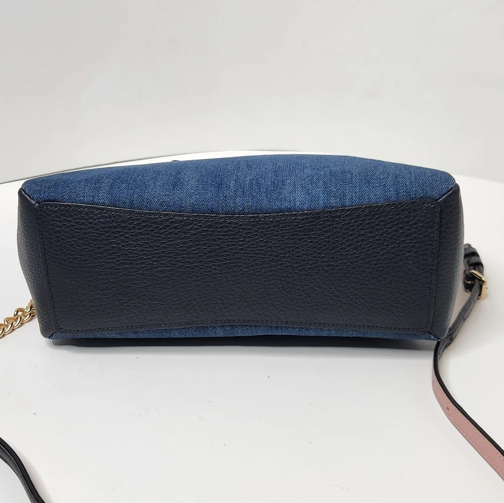 Coach Blue and Black Crossbody Bag - Picture 8 of 15